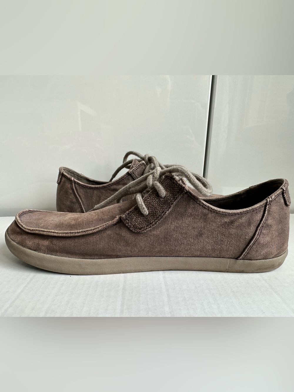 Sanuk Nu-Nami men's canvas shoes brown Size 12 - Picture 7 of 11